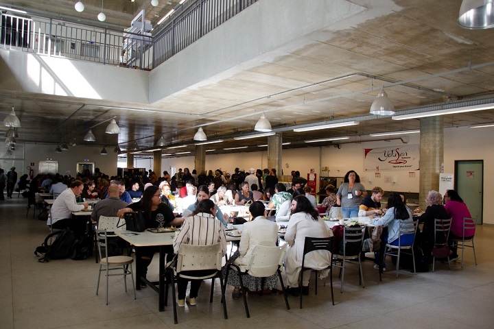 Atividade realizada durante a conferência (Foto: Flaminio de Oliveira Rangel)