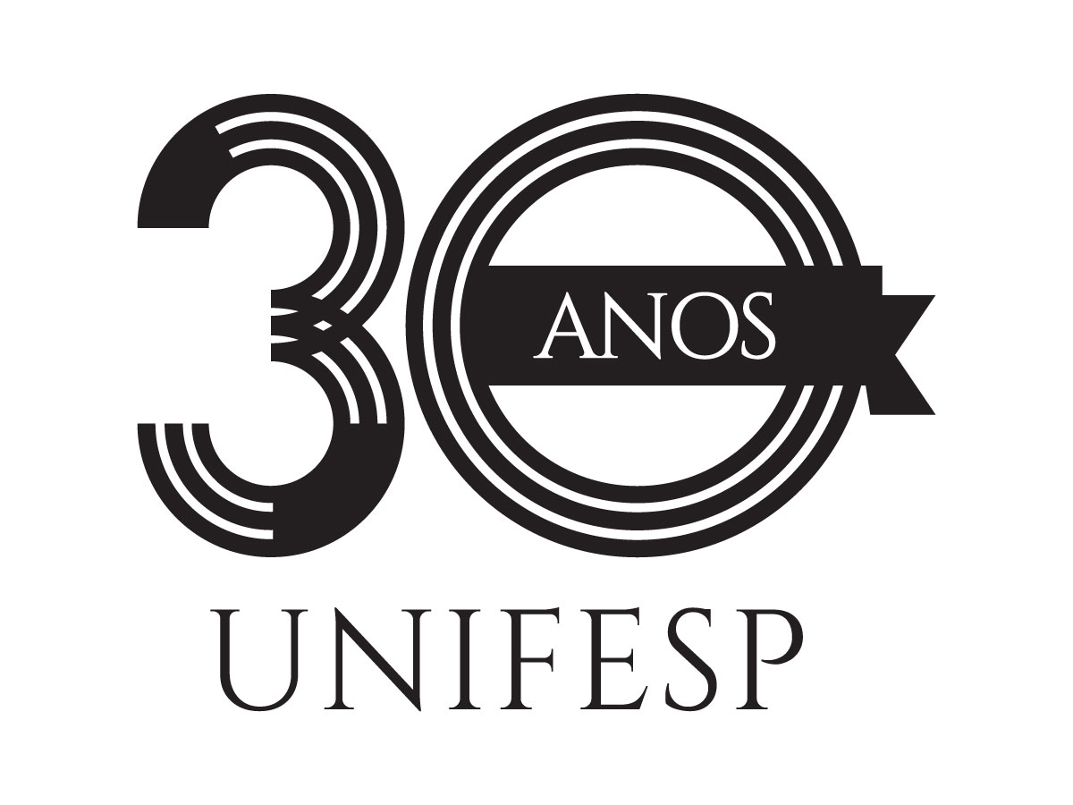 logotipo unifesp 30anos PRETO