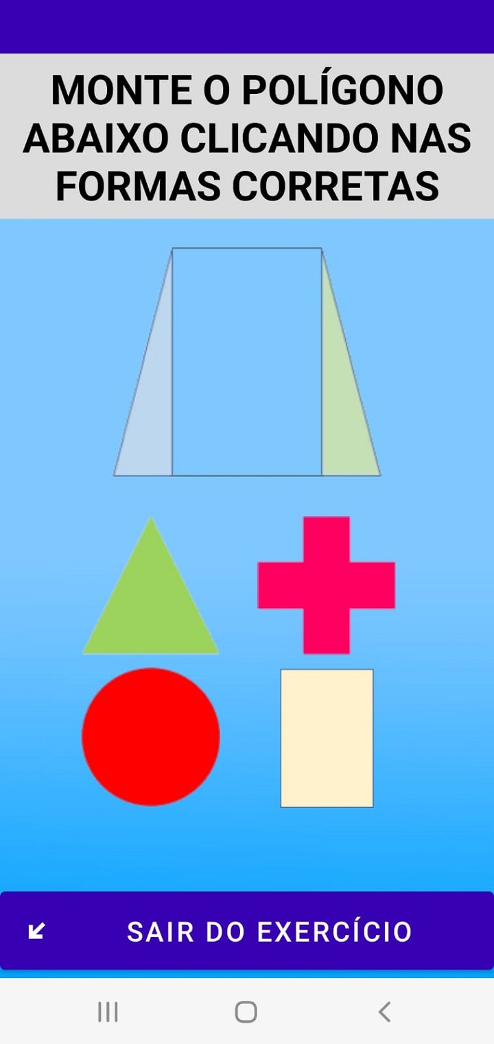 Figuras geométricas coloridas